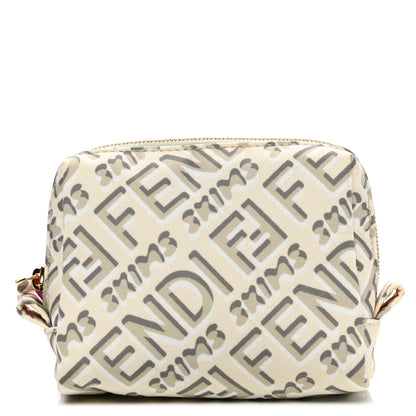 Fendi X SKIMS Nylon XS Trapezoid Beauty Pouch Avorio 1 of 7