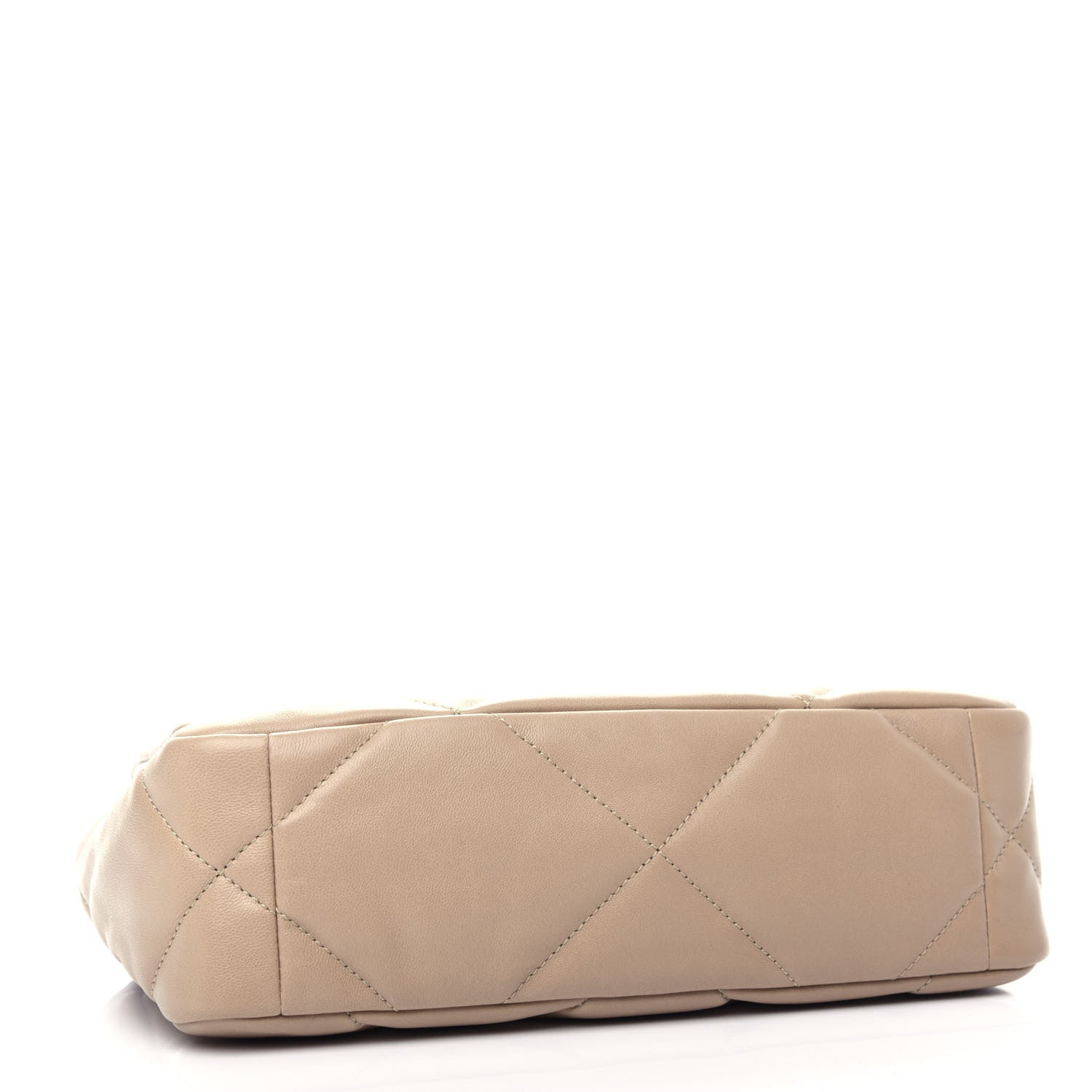 Chanel Lambskin Quilted Medium Chanel 19 Flap Dark Beige 4 of 10