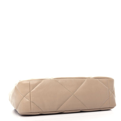 Chanel Lambskin Quilted Medium Chanel 19 Flap Dark Beige 4 of 10