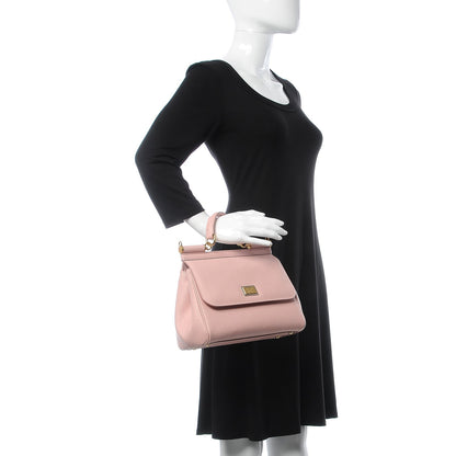 Dolce & Gabbana Dauphine Medium Miss Sicily Satchel Pink 2 of 6