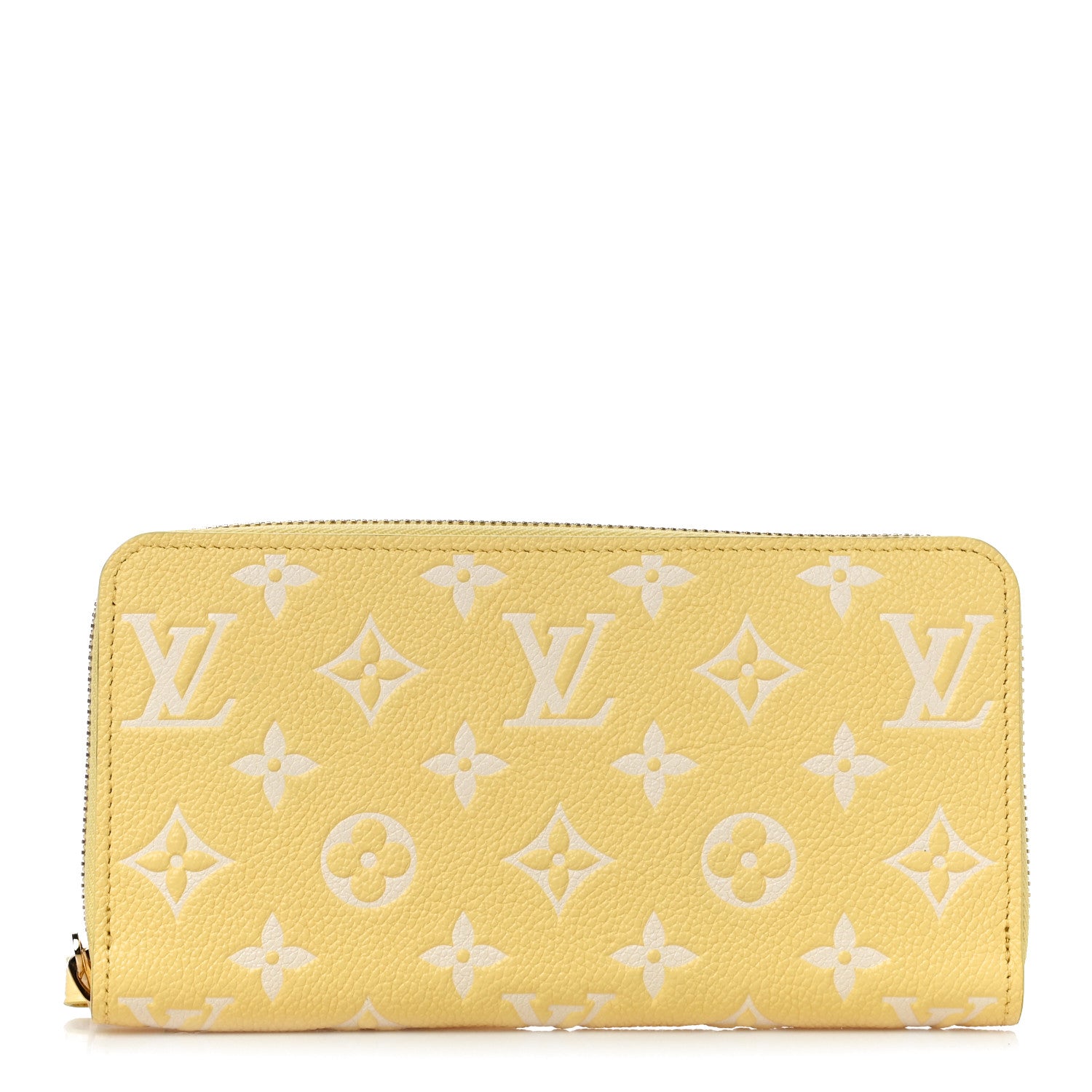 Louis Vuitton Empreinte Monogram Zippy Wallet Lemon Curd Yellow 1 of 10