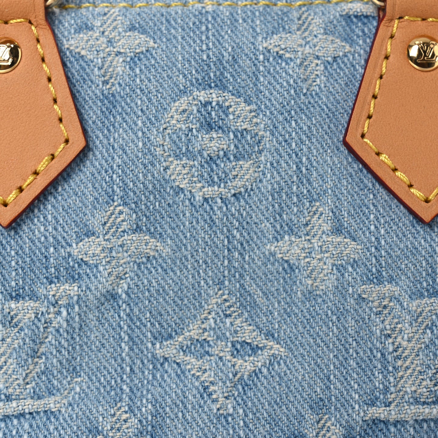 Monogram Denim Nano Speedy Sky Blue