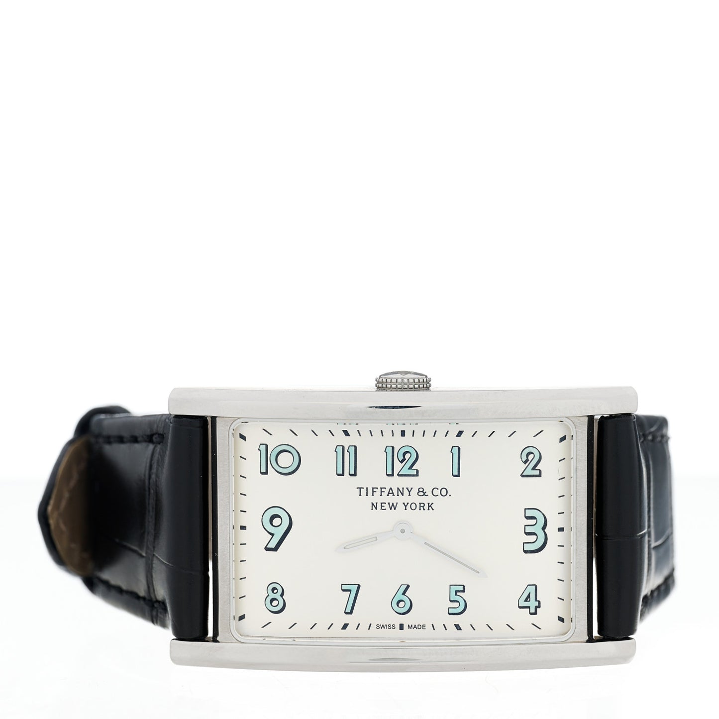 Stainless Steel Alligator 25mm East West Quartz Watch