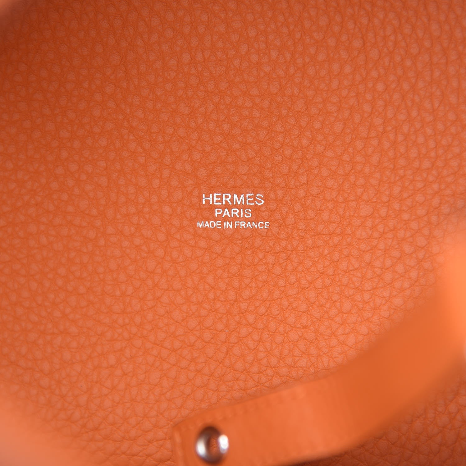 Hermes Taurillon Clemence Picotin Lock 18 PM Orange 6 of 7