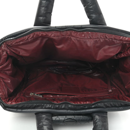 Chanel Nylon Quilted Coco Cocoon Trolley Black 4 of 11