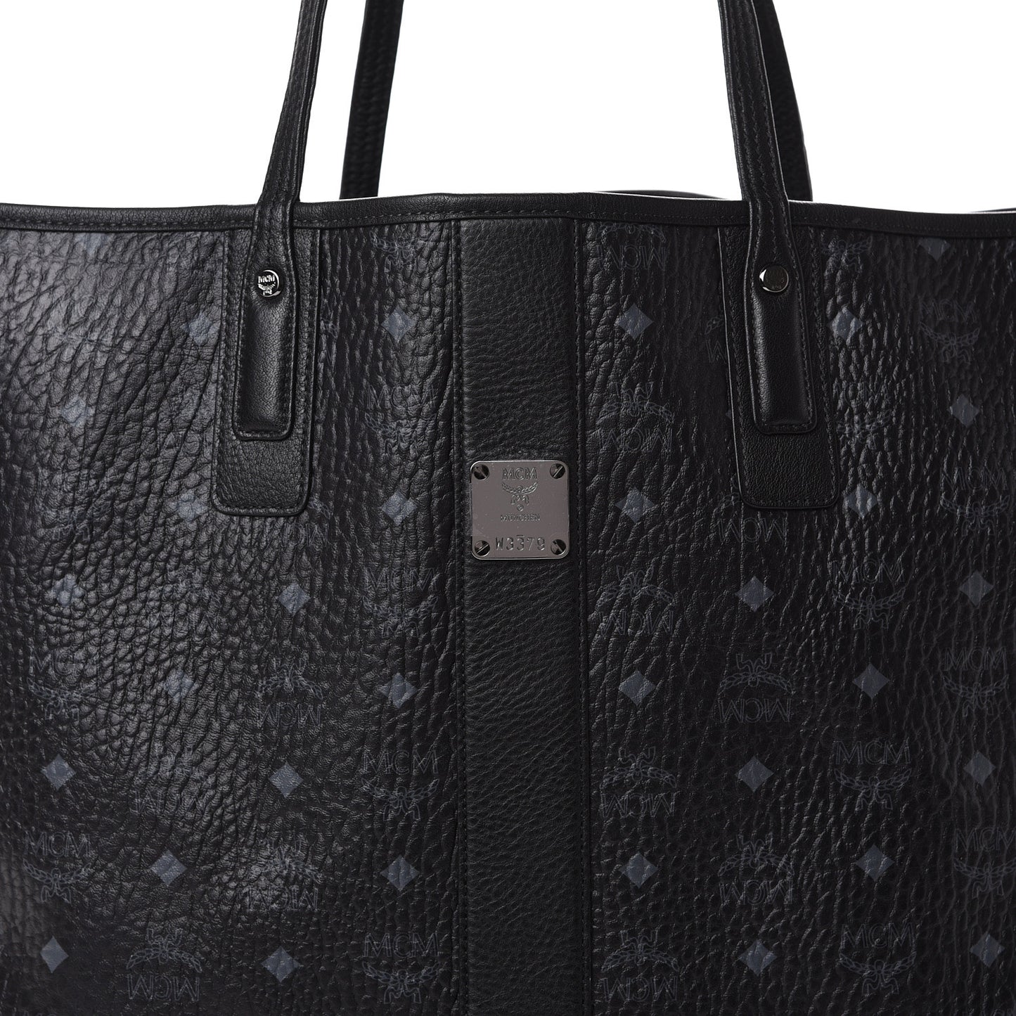 Visetos Large Liz Reversible Shopper Tote Black