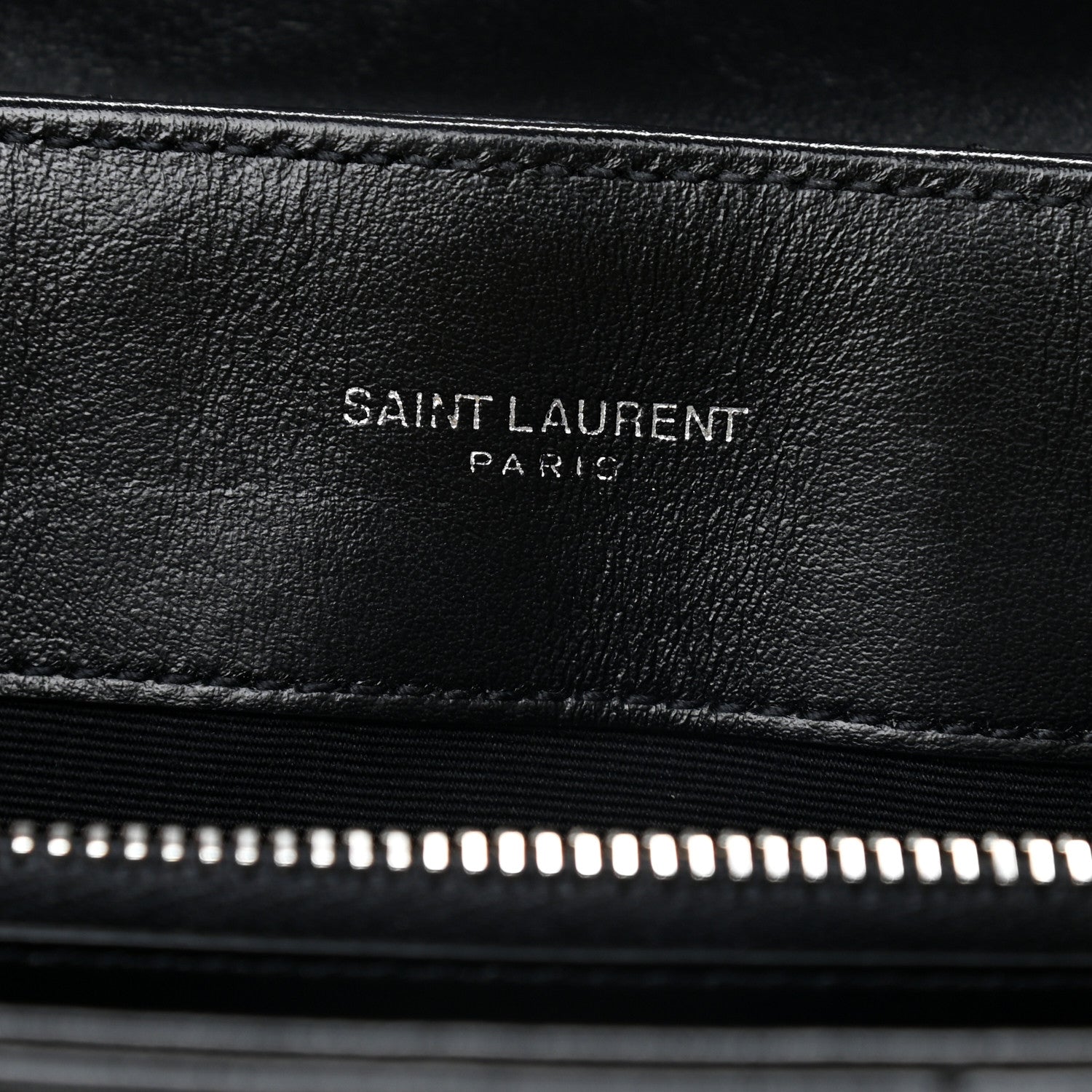 Saint Laurent Calfskin Y Quilted Monogram Small Loulou Chain Satchel Black 6 of 10