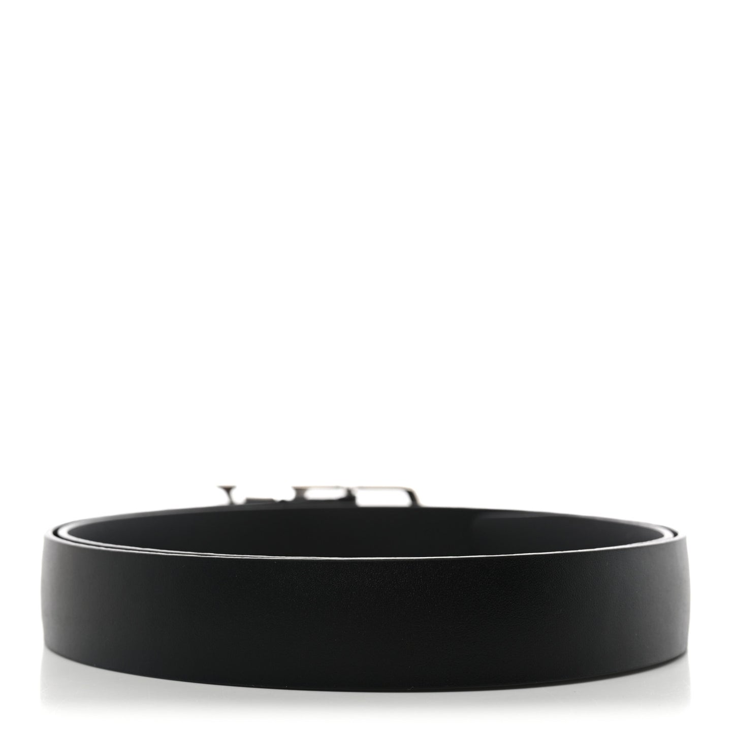 Calfskin 30mm Neogram LV Belt 95 38 Black