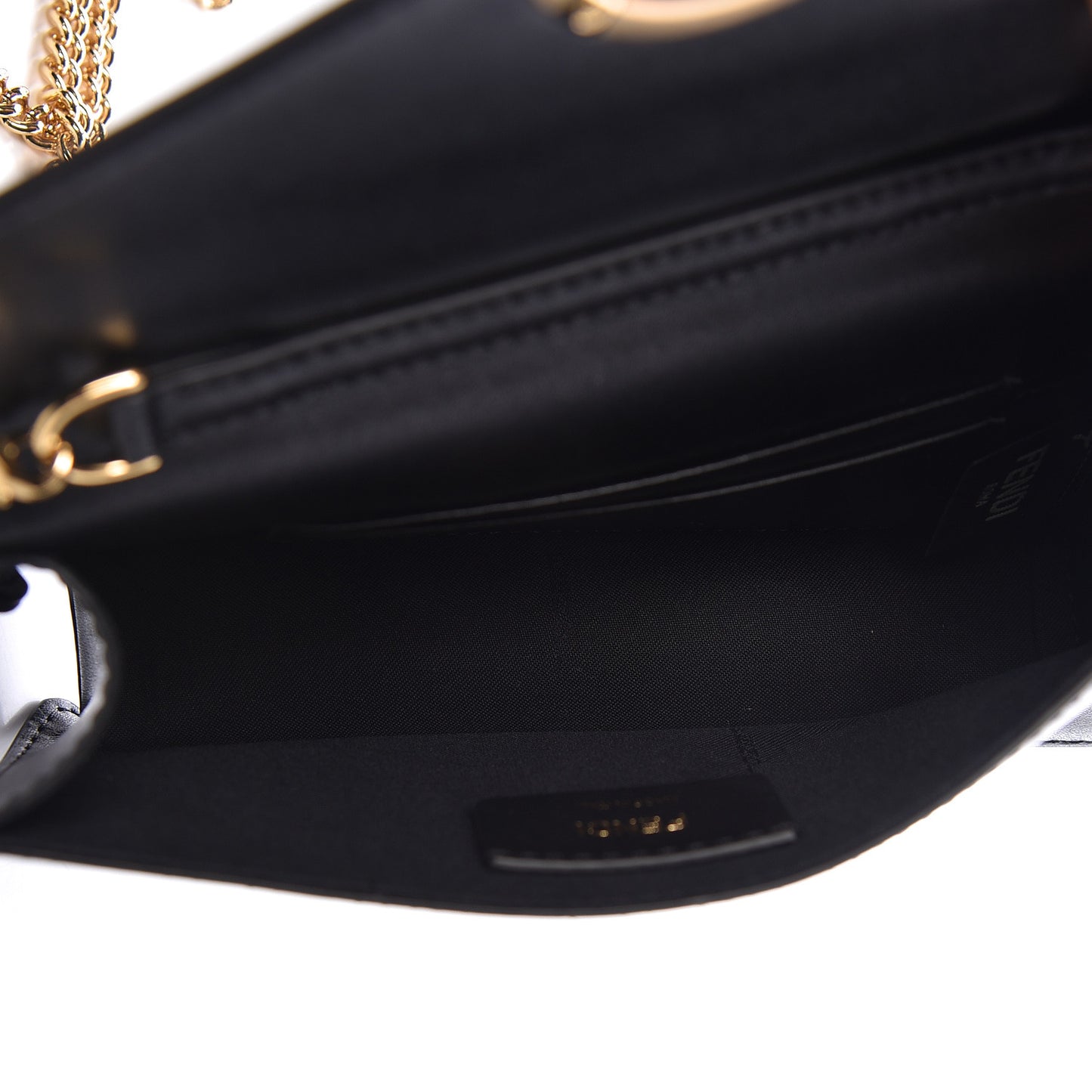 Vitello Liberty Lucido F is Fendi Envelope Belt Bag Black
