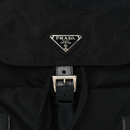 Prada Nylon Vela Medium Backpack Black 5 of 17