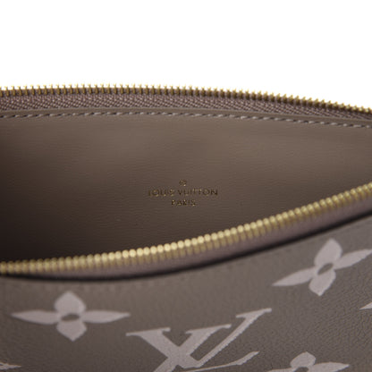 Louis Vuitton Empreinte Monogram Giant Pochette Felicie Zippered Insert Tourterelle Creme 8 of 8