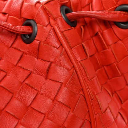 Bottega Veneta Nappa Intrecciato Crossbody Flap Bag Red 13 of 18