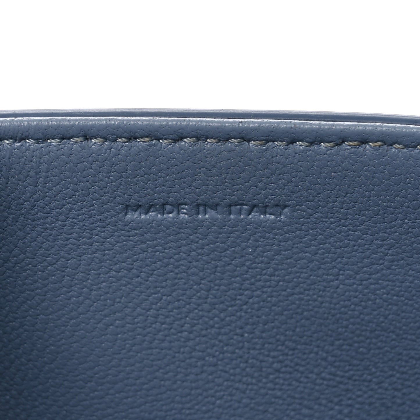 Shiny Calfskin Triomphe Shoulder Bag California Blue