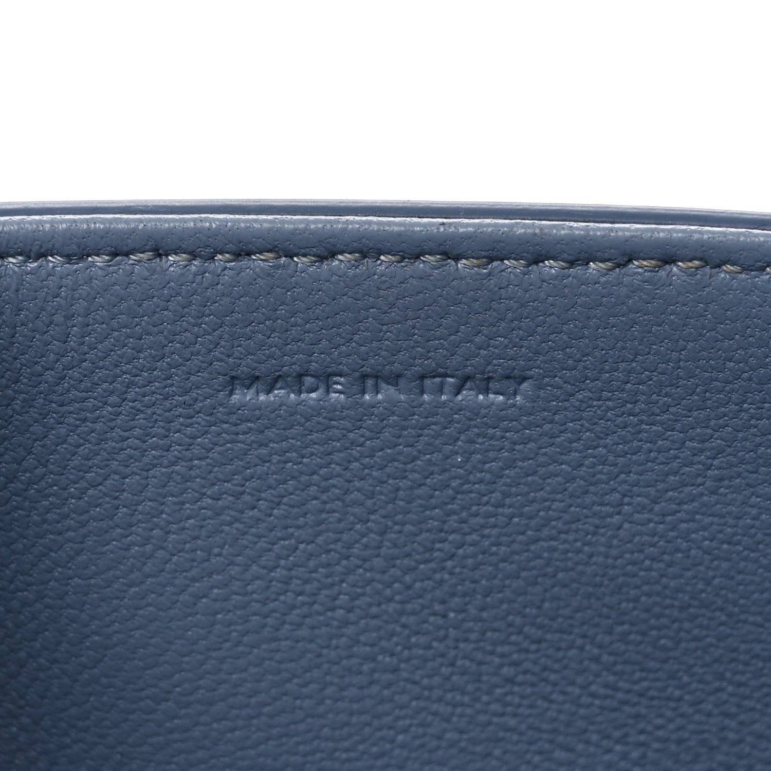 Celine Shiny Calfskin Triomphe Shoulder Bag California Blue 8 of 13