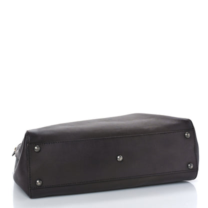 Fendi Vitello Suede Medium Peekaboo Iconic Satchel Ametista 4 of 8