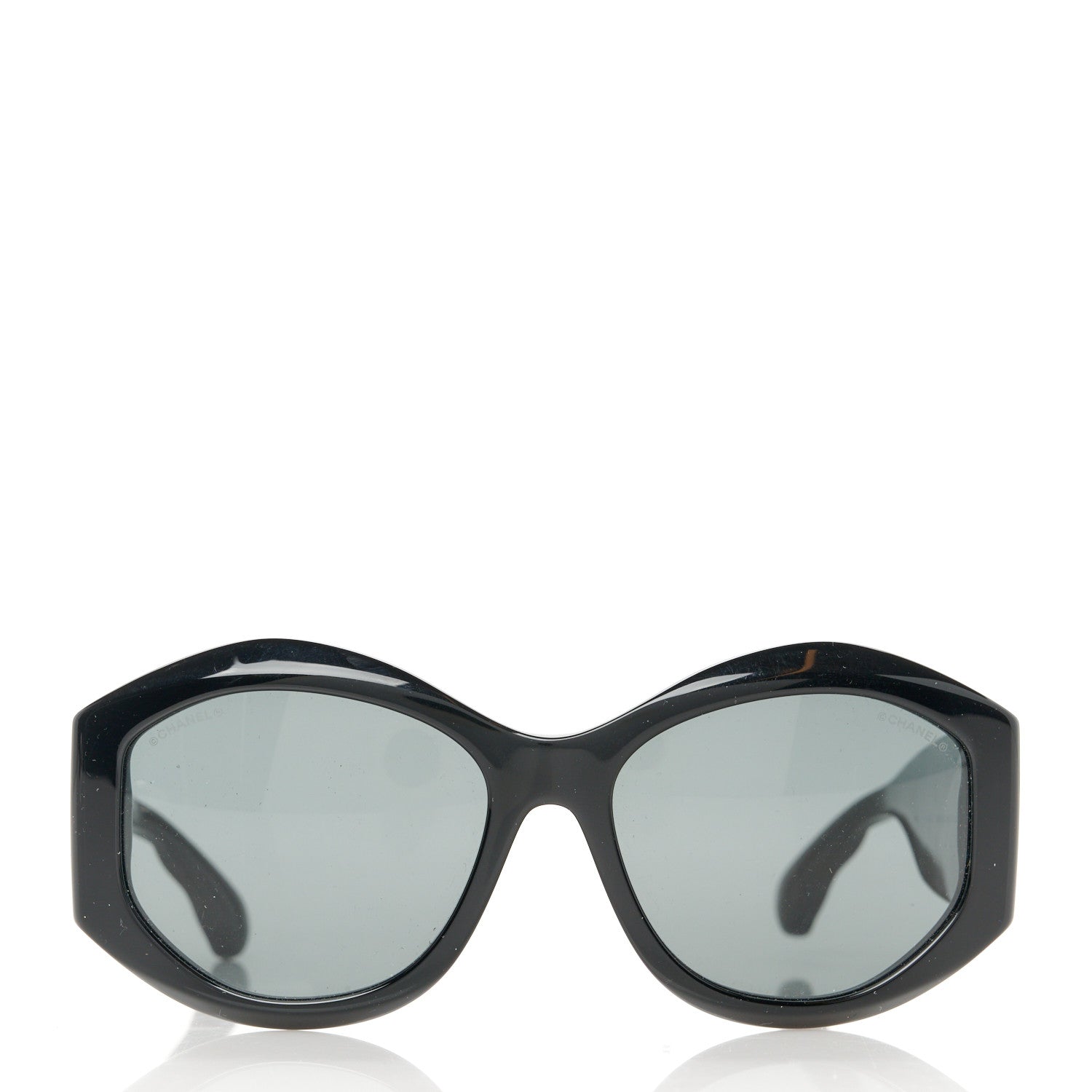 Chanel Acetate Quilted CC Sunglasses 5486-A Black 2 of 7