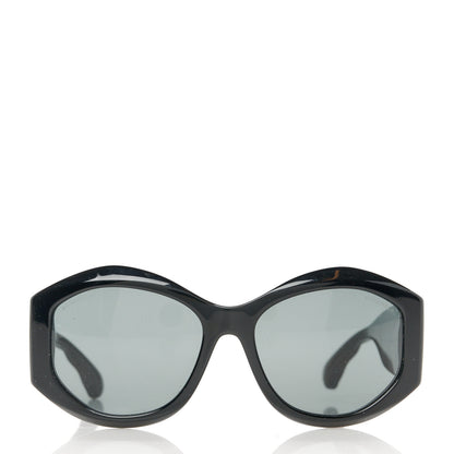Chanel Acetate Quilted CC Sunglasses 5486-A Black 2 of 7
