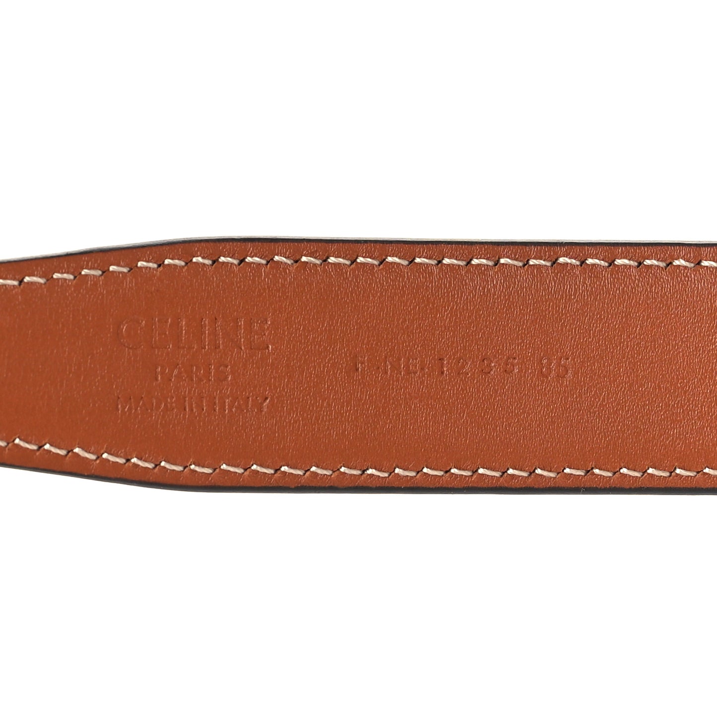 Box Calfskin Reversible Medium 25mm Triomphe 85 34 Belt Black Tan