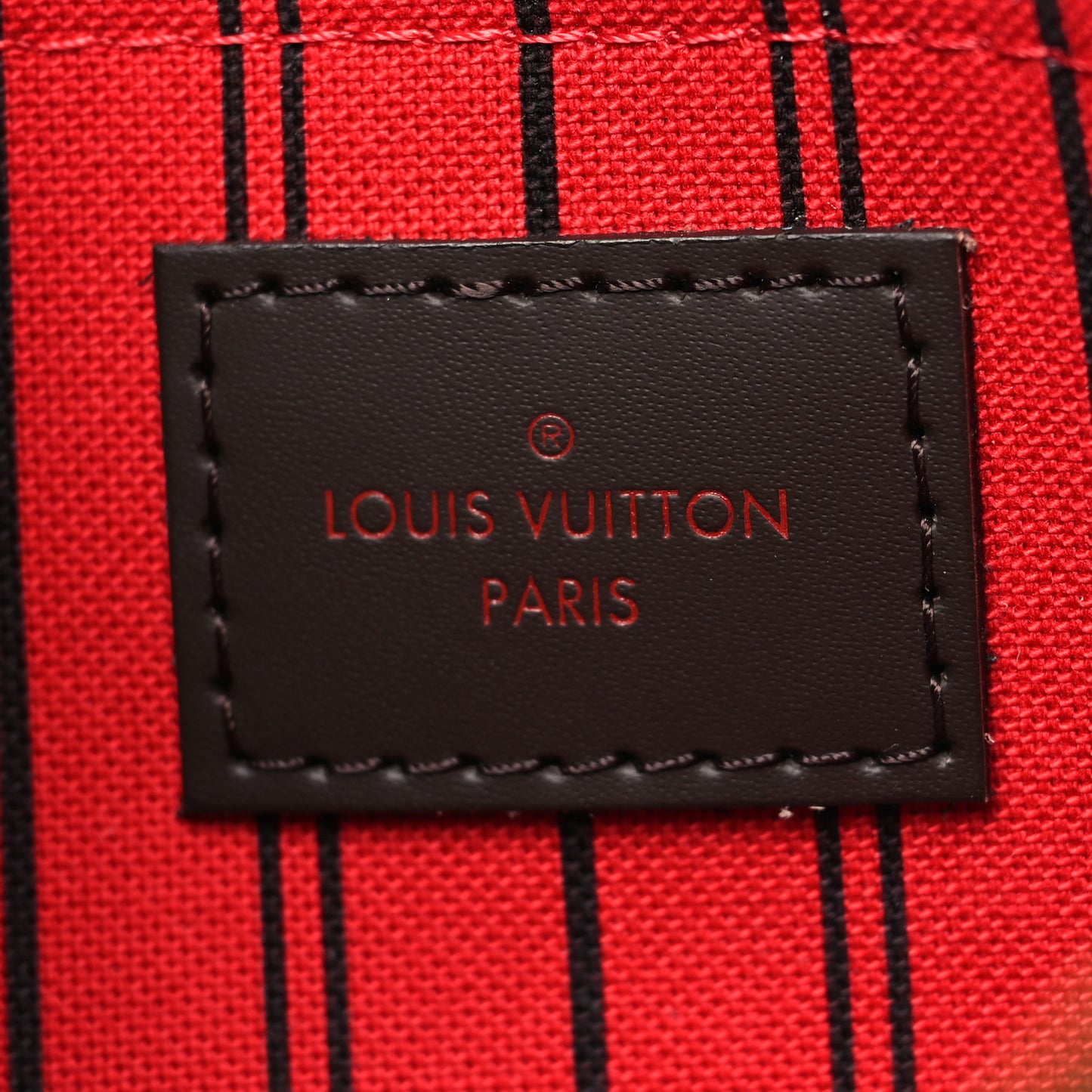 LOUIS VUITTON Damier Ebene Neverfull MM GM Pochette