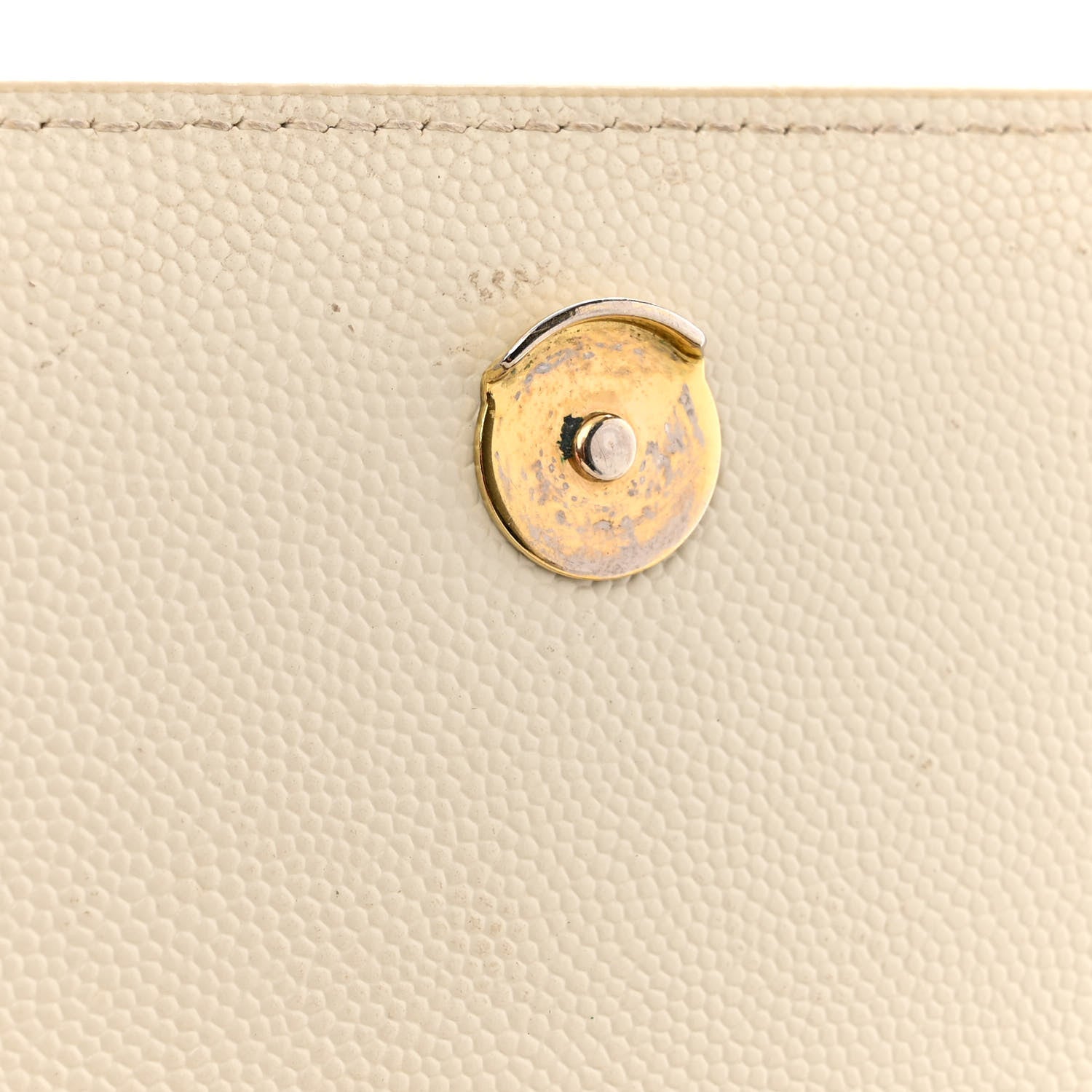 Saint Laurent Grain De Poudre Medium Classic Monogram Kate Satchel Crema Soft 13 of 13