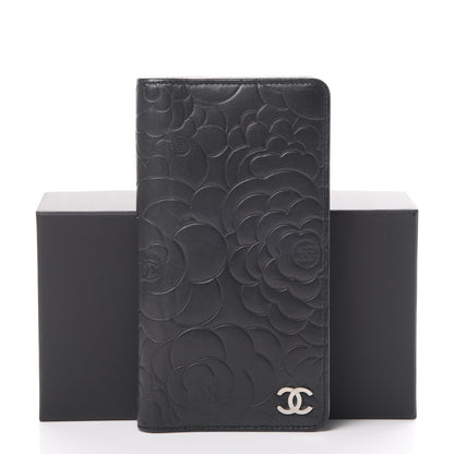 Chanel Lambskin Camellia Embossed Medium Agenda Cover Black 10 of 10