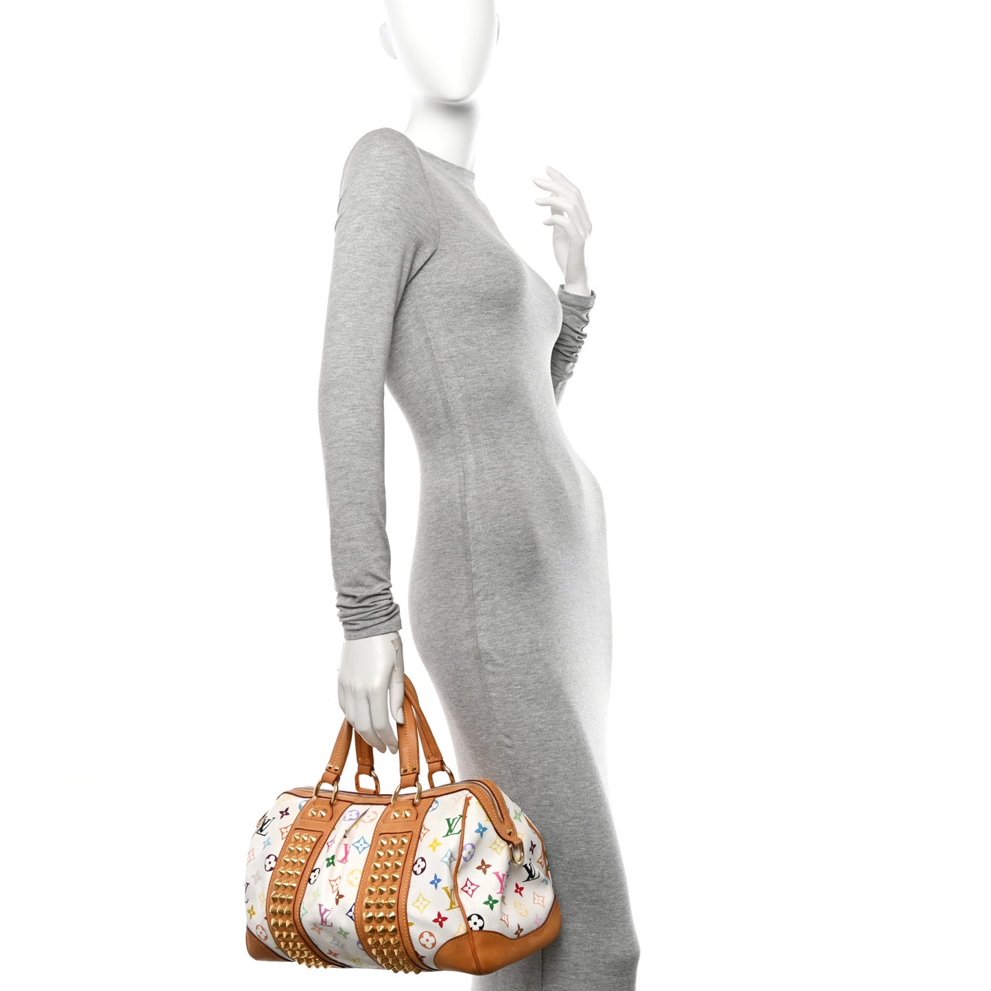 Monogram Multicolor Courtney MM White