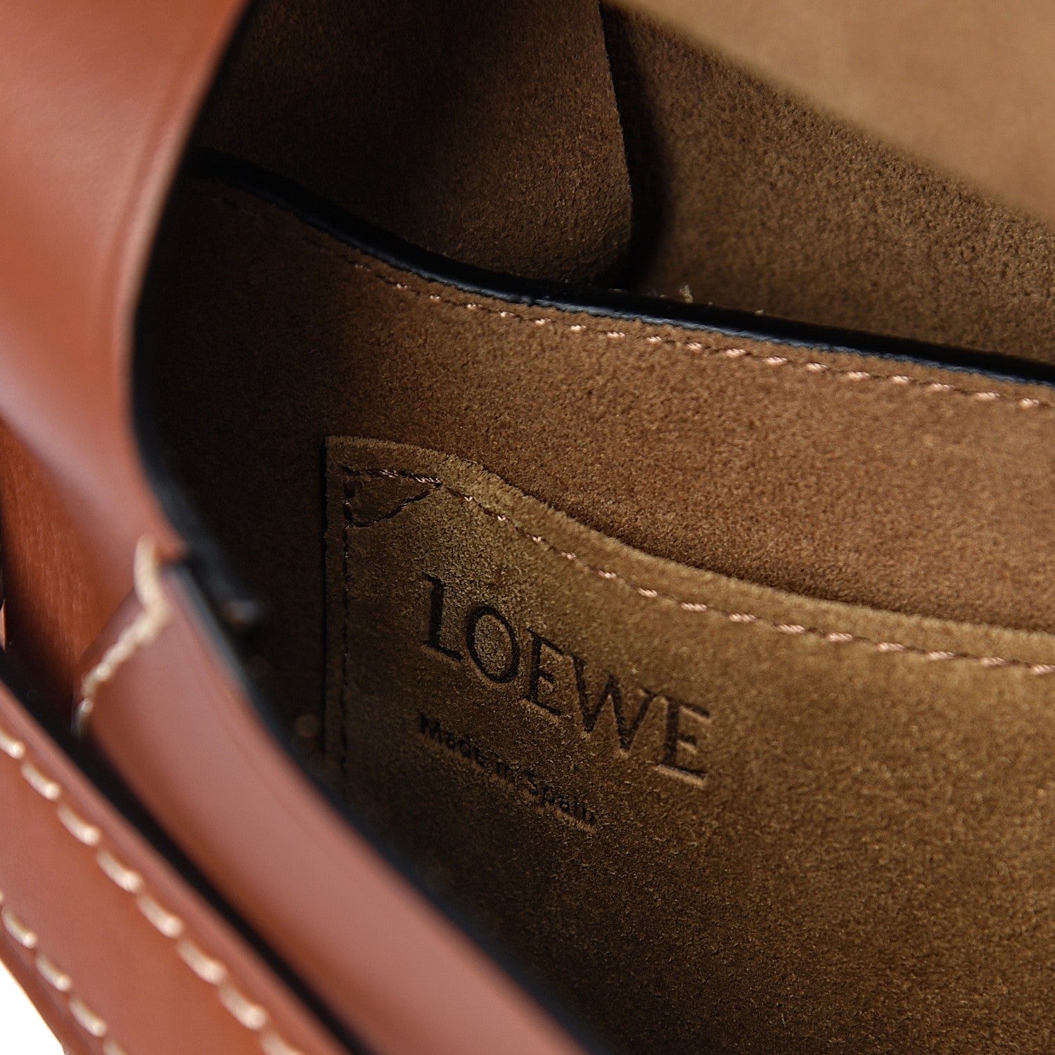 Loewe Calfskin Small Gate Crossbody Bag Rust 6 of 9