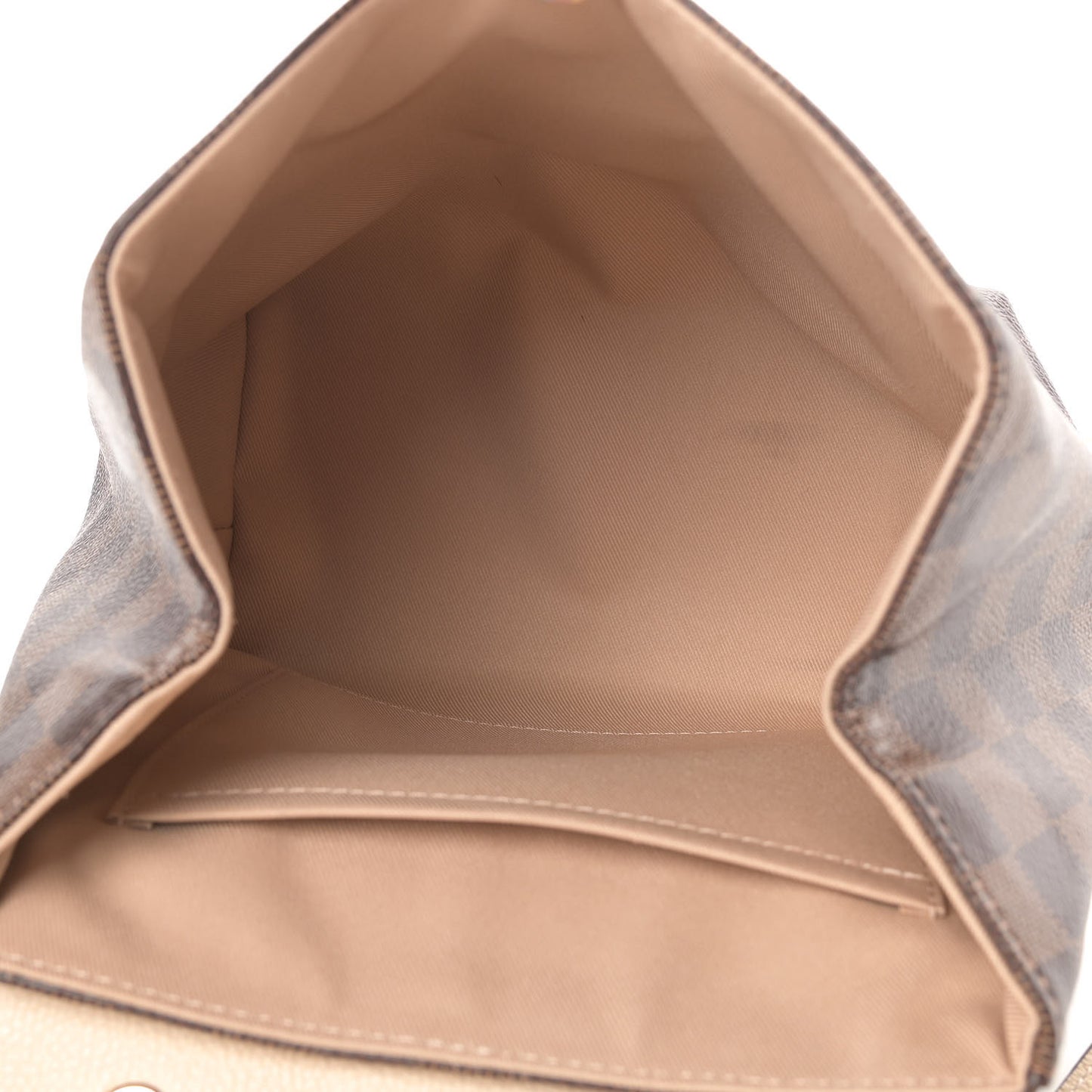 Damier Ebene Clapton Backpack Creme