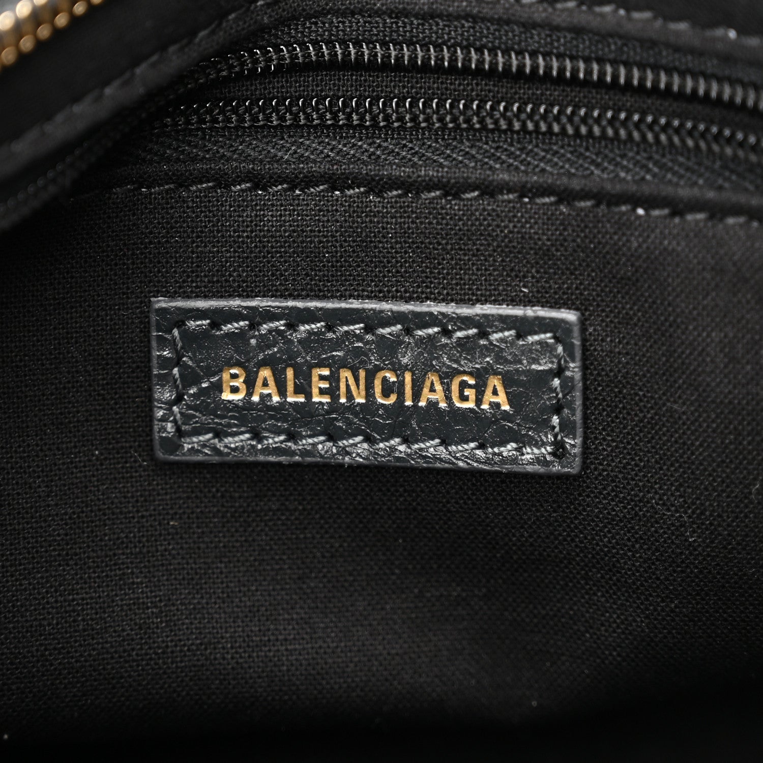 Balenciaga Agneau Stadio Laser Cut Cross Classic Gold Hardware Mini City Anthracite 6 of 10
