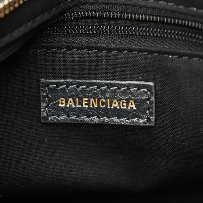 Balenciaga Agneau Stadio Laser Cut Cross Classic Gold Hardware Mini City Anthracite 6 of 10