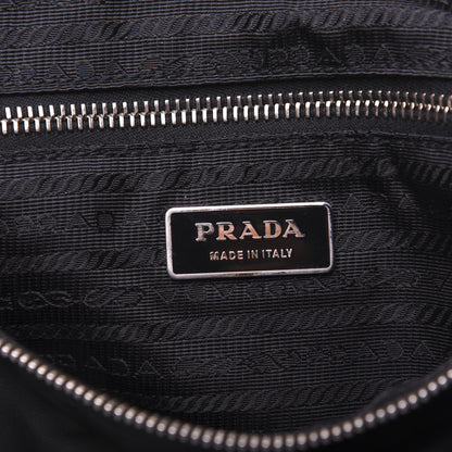 Prada Tessuto Nylon Saffiano Shoulder Bag Dark Green 8 of 18