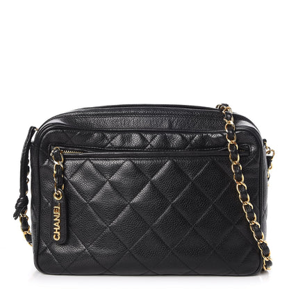 Chanel Caviar Quilted Camera Case Black 1 of 8