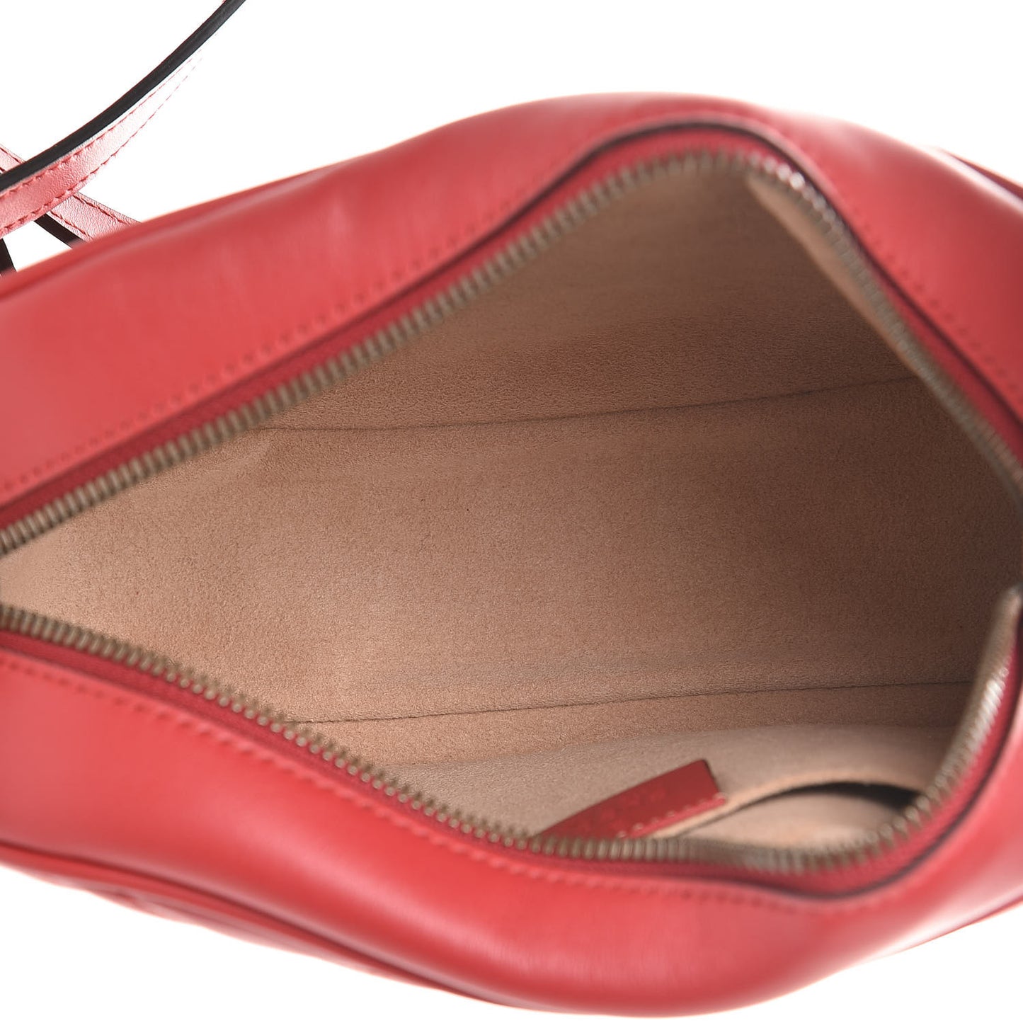 Calfskin Matelasse Small GG Marmont Chain Shoulder Bag Hibiscus Red