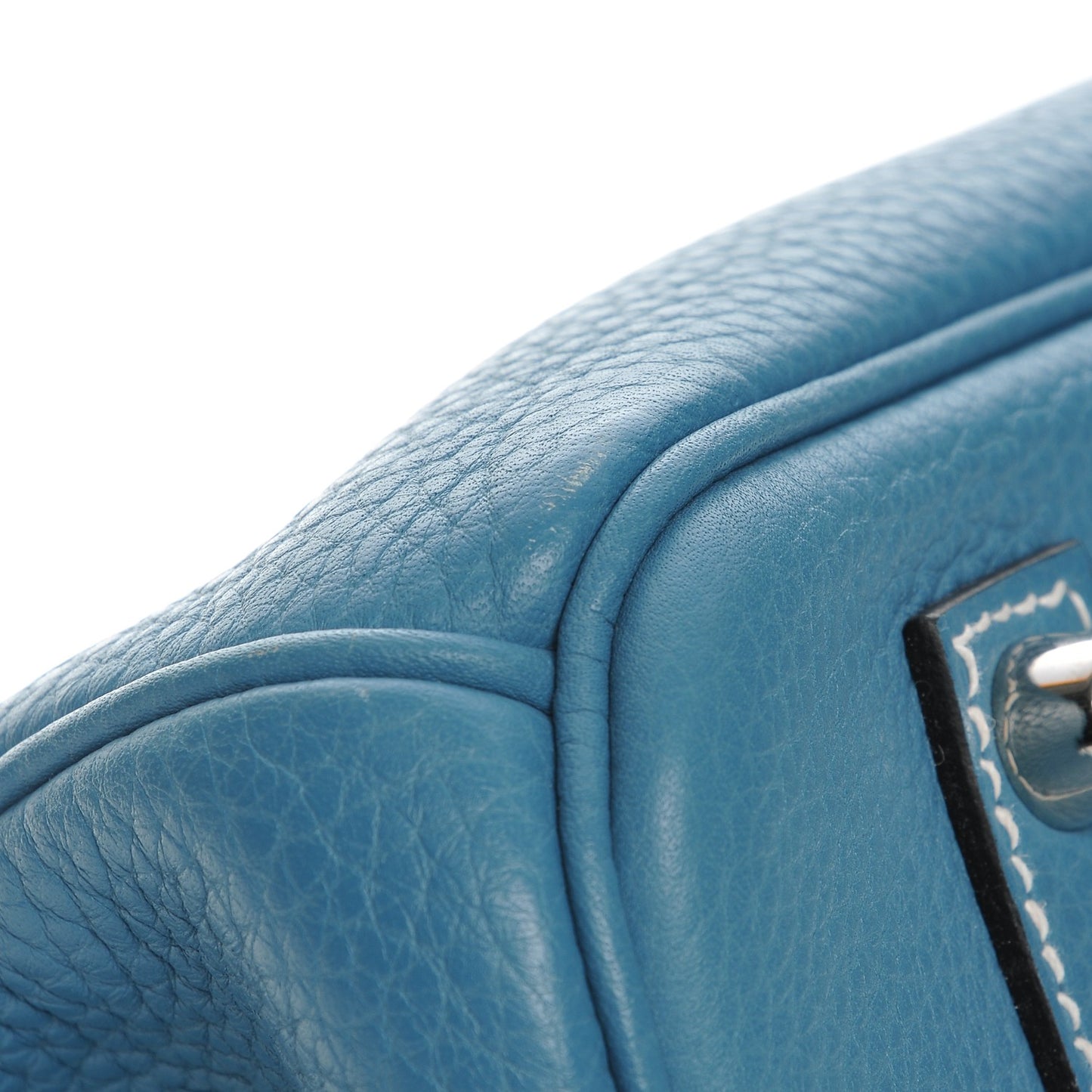 Taurillon Clemence Birkin 35 Blue Jean