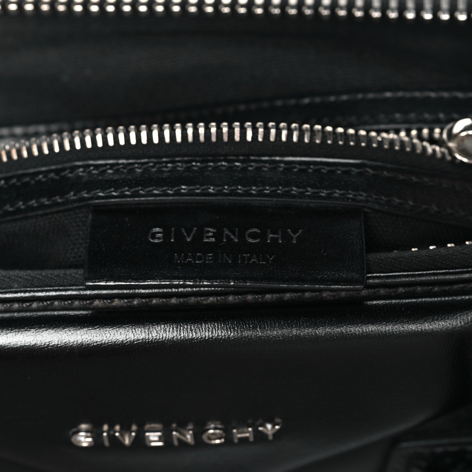 Givenchy Shiny Lord Calfskin Medium Antigona Black 6 of 12