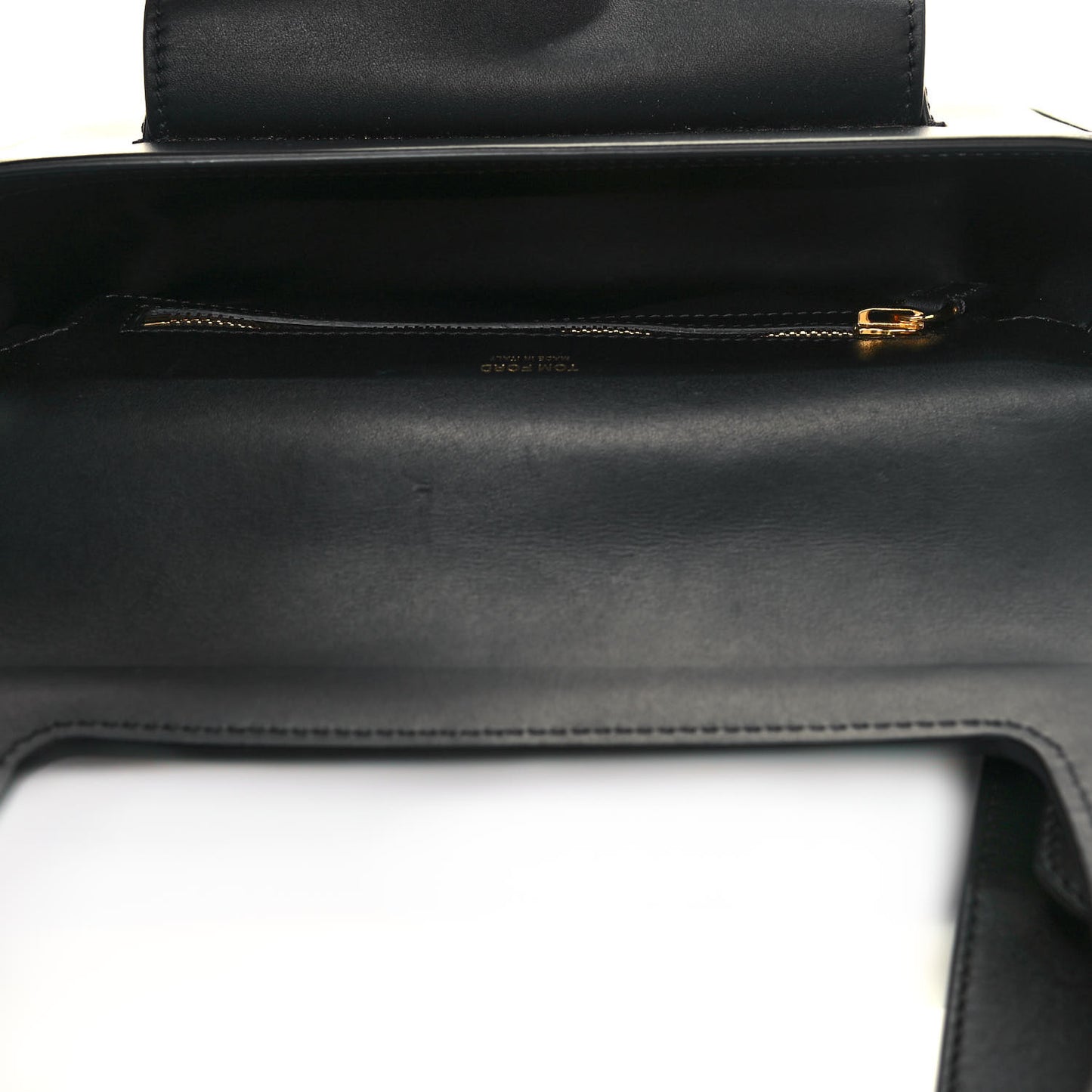 Calfskin Hollywood T Twist Shoulder Bag Black