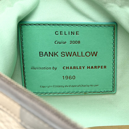 Celine Grained Calfskin Bank Swallow Clutch Multicolor 6 of 7