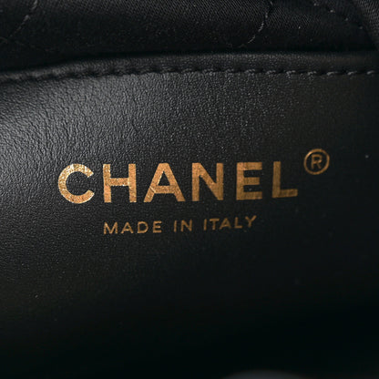 Chanel Shiny Calfskin Quilted Mini Chanel 22 Black 6 of 11