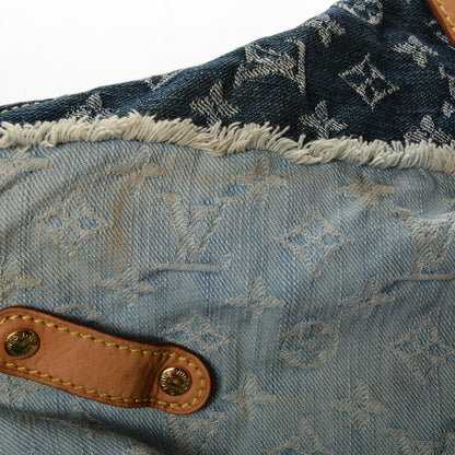 Louis Vuitton Denim Patchwork Cabby Tote Blue 18 of 18