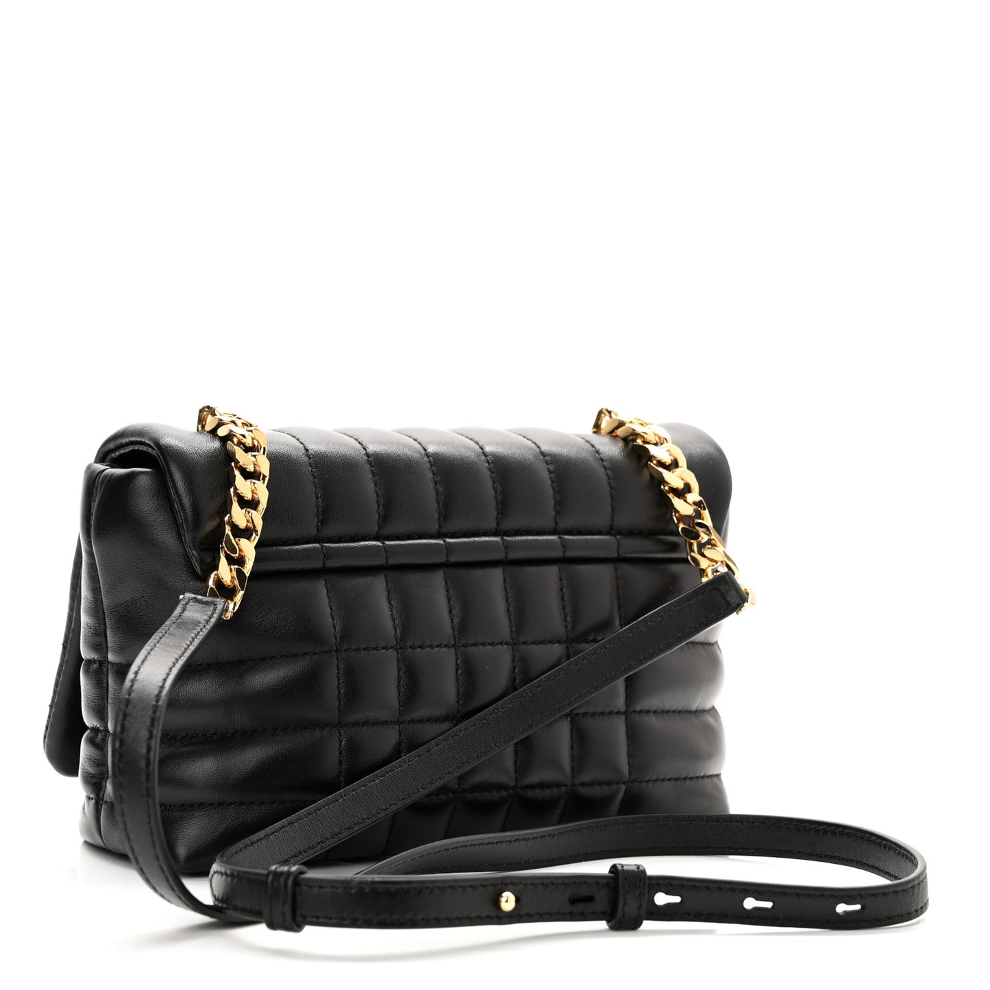 Lambskin Quilted Mini Lola Bag Black