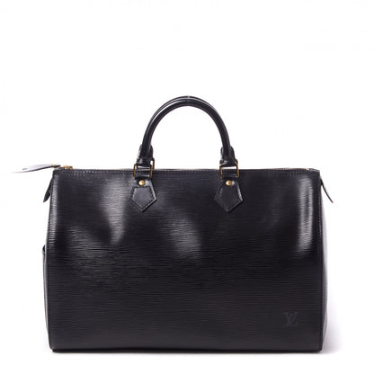 Louis Vuitton Epi Speedy 35 Black 1 of 8