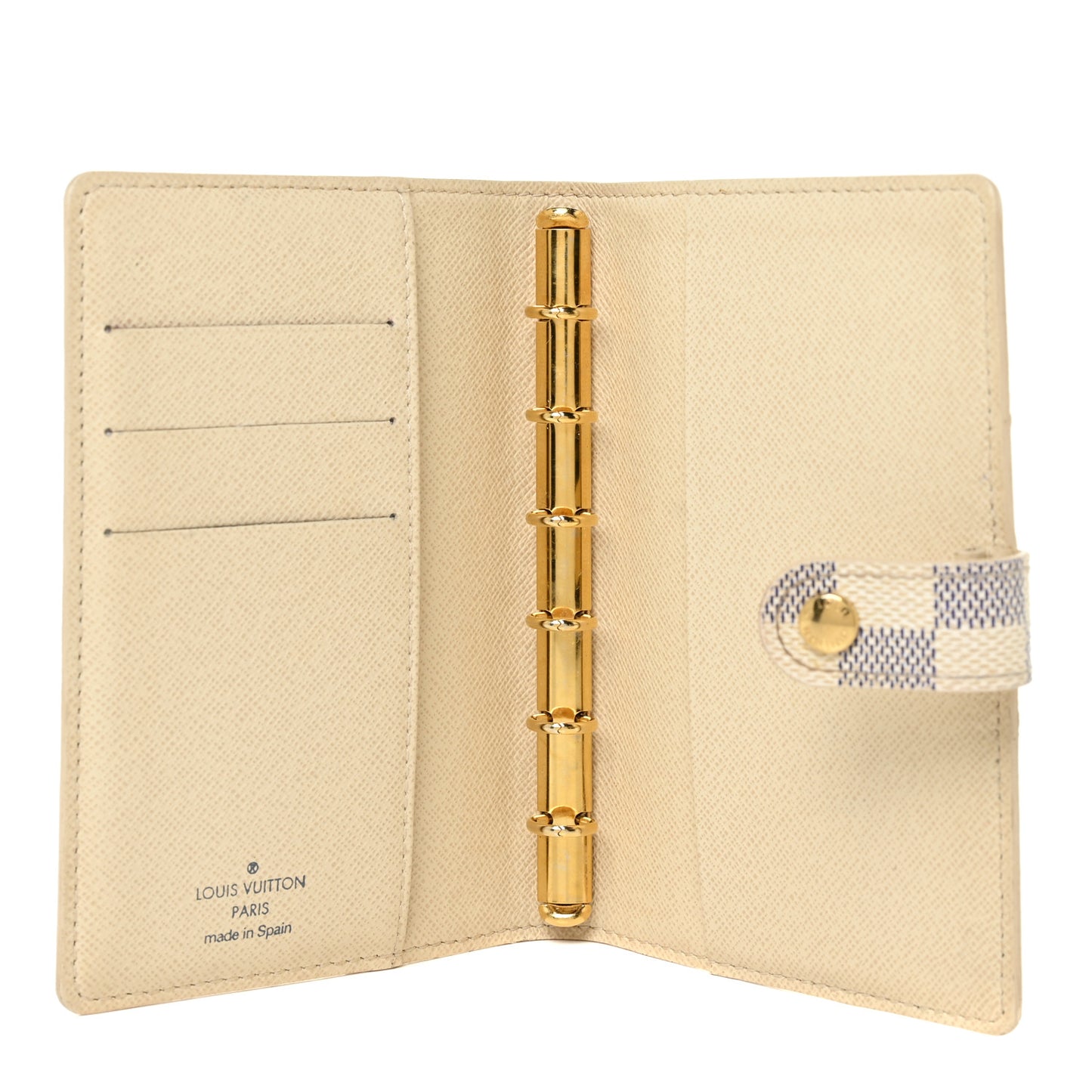 Damier Azur Small Ring Agenda Cover