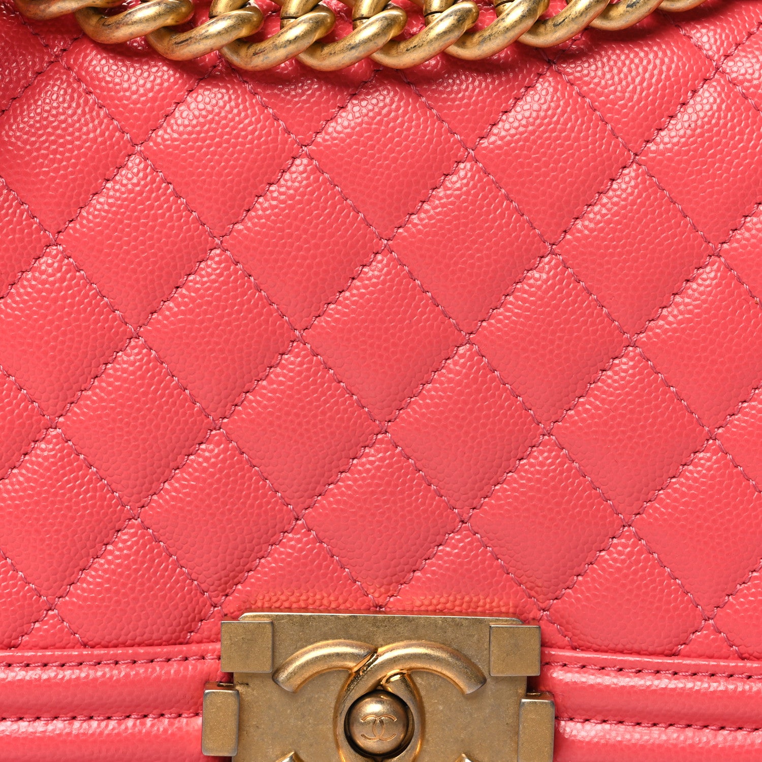 Chanel Caviar Quilted Medium Boy Flap Pink 8 of 10