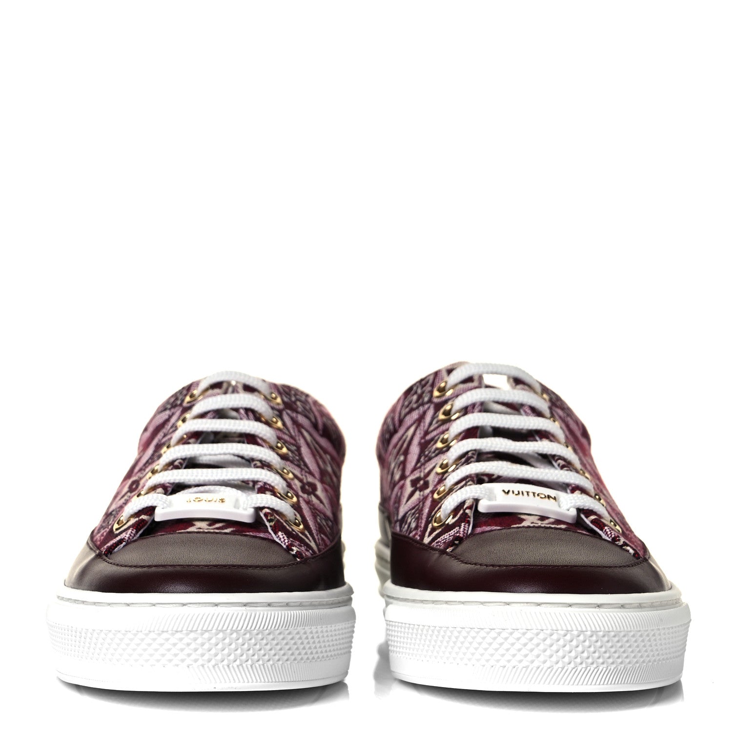Louis Vuitton Jacquard Since 1854 Stellar Sneakers 35 Bordeaux 2 of 8