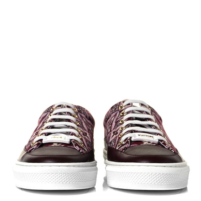 Louis Vuitton Jacquard Since 1854 Stellar Sneakers 35 Bordeaux 2 of 8