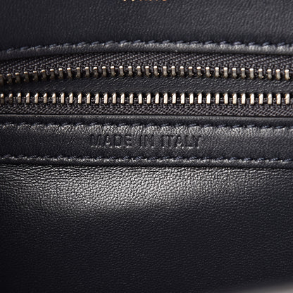 Christian Dior Metallic Patent Micro-Cannage Medium Diorama Flap Bag Silver 7 of 17
