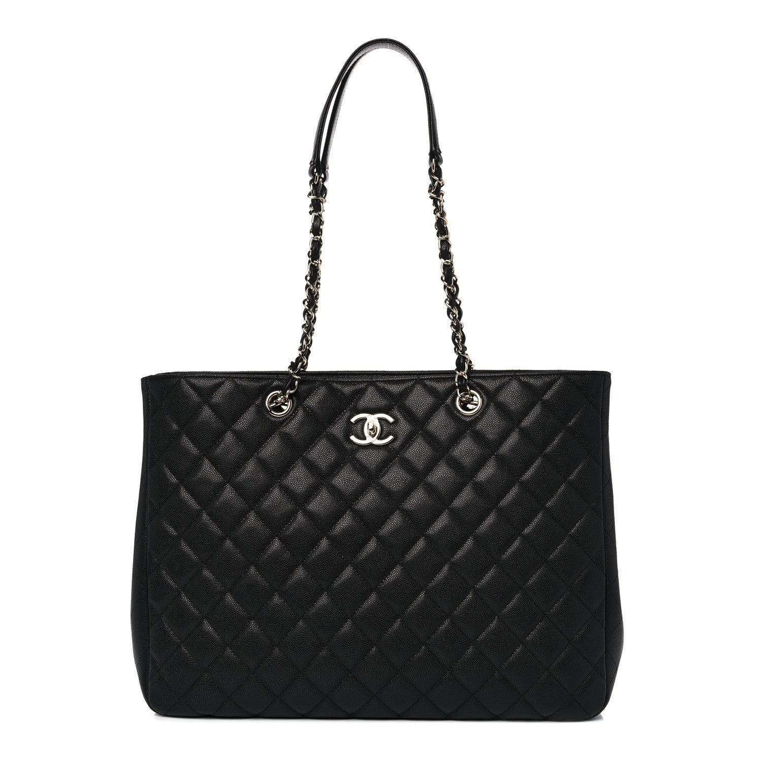 Chanel Caviar Quilted Large Shopping Tote Black 1 of 10