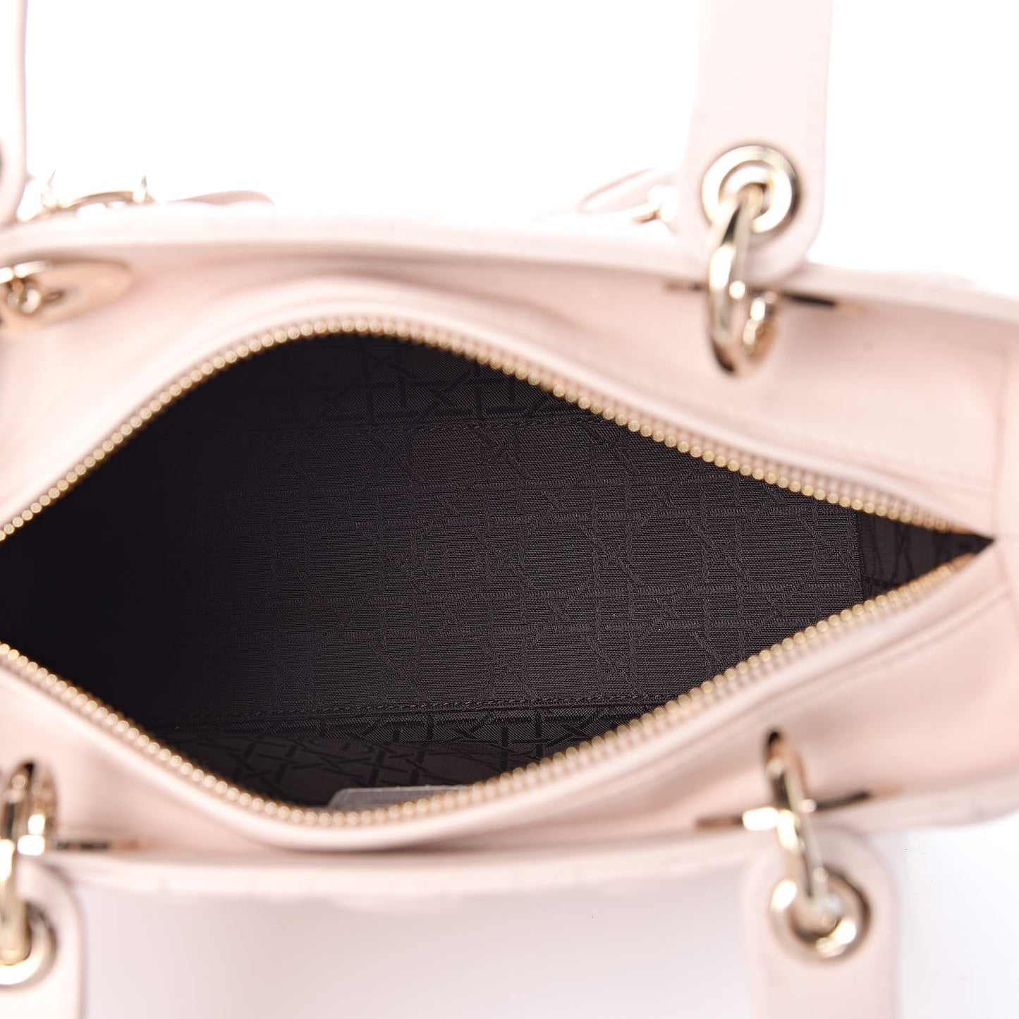 Lambskin Cannage Medium Lady Dior Light Pink