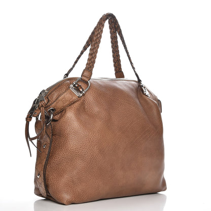 Gucci Calfskin Large Bamboo Bar Shoulder Bag Light Brown 3 of 7