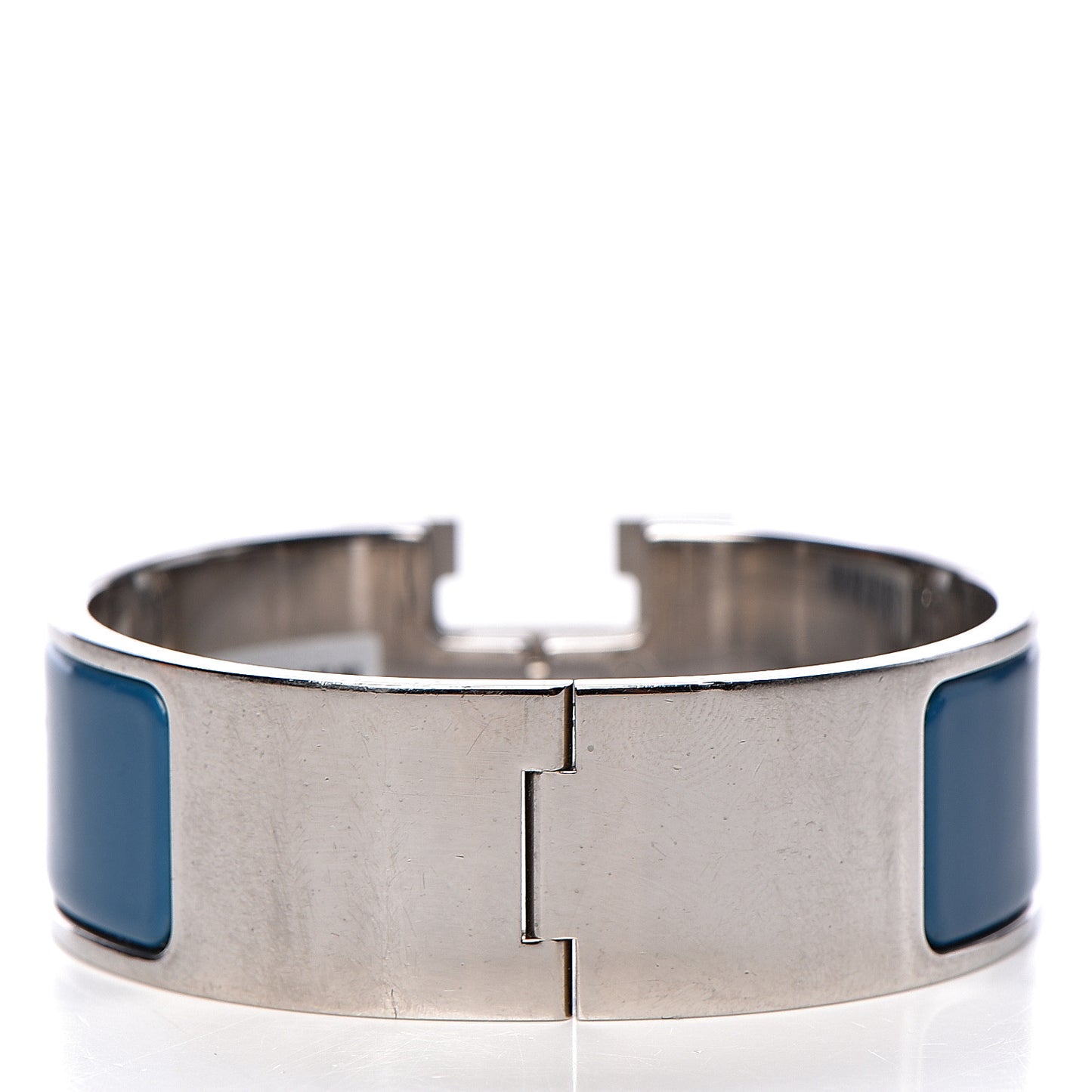 Enamel Wide Clic Clac H Bracelet PM Bleu Profond